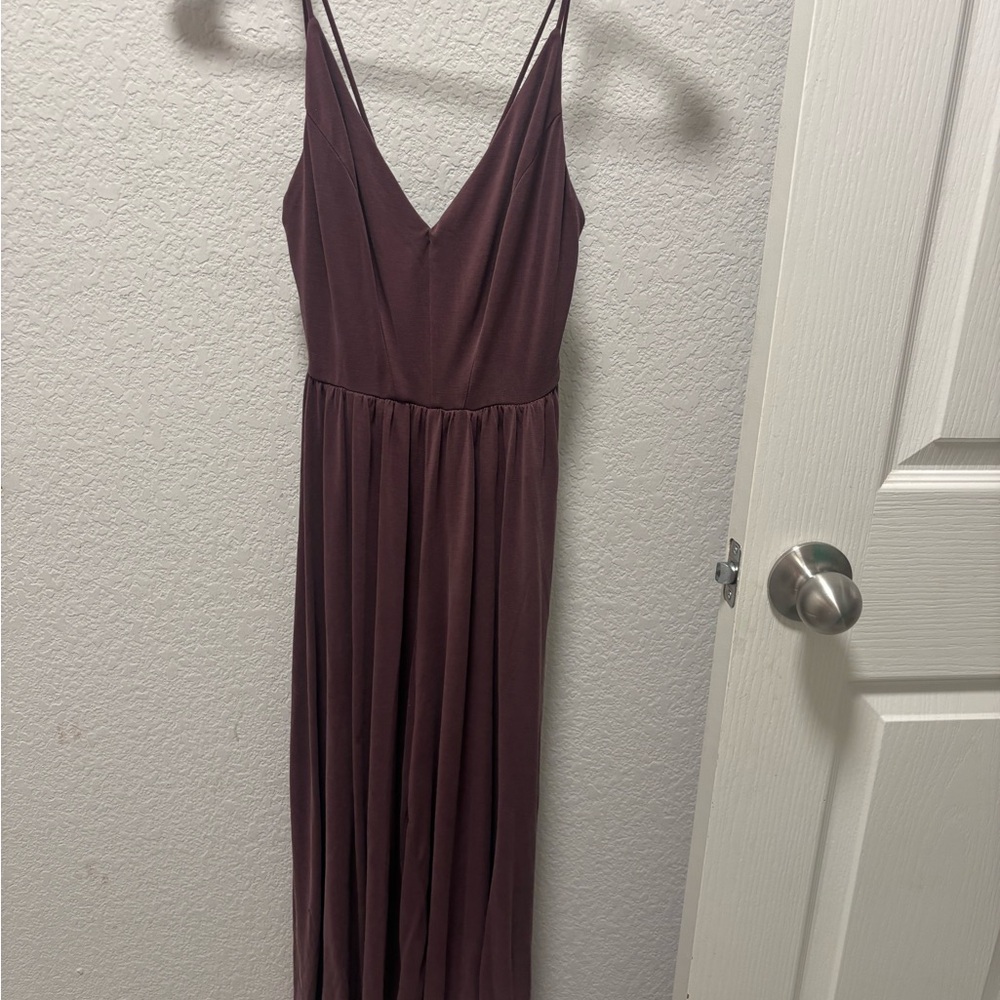 Silence + Noise Plum Jumpsuit